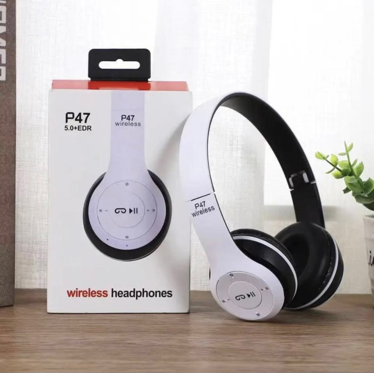 Wireless Stereo Headphones Bluetooth 4.2-5.0 Black White
Green Blue Red