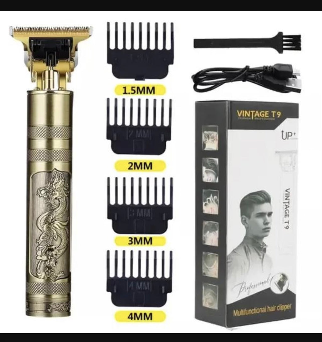 Men's Wet Dry Hair Trimmer with Dragon Design
