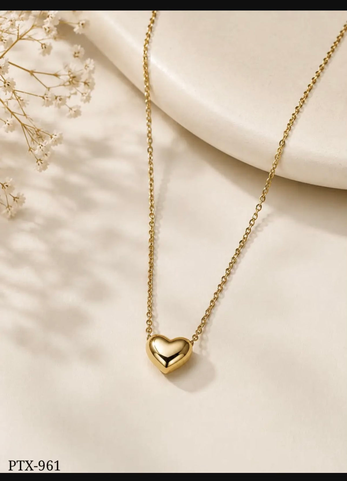 Heart Shape Trending Korean Necklace Pendent PTX-961