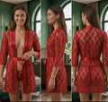 2 Pcs Women's Stitched Cotton Lace-Work Night Gown/ Net
Gown With Panty (Lingerie Set)