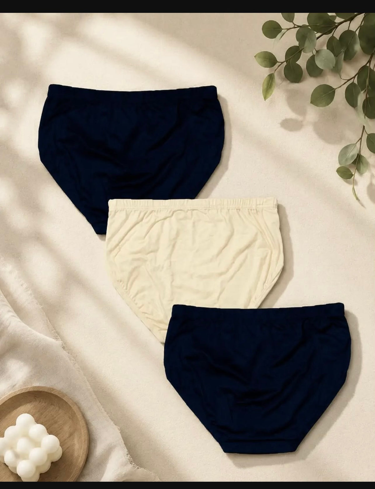 Cotton Plain Comfortable And Breathable Plain Panties premium quality