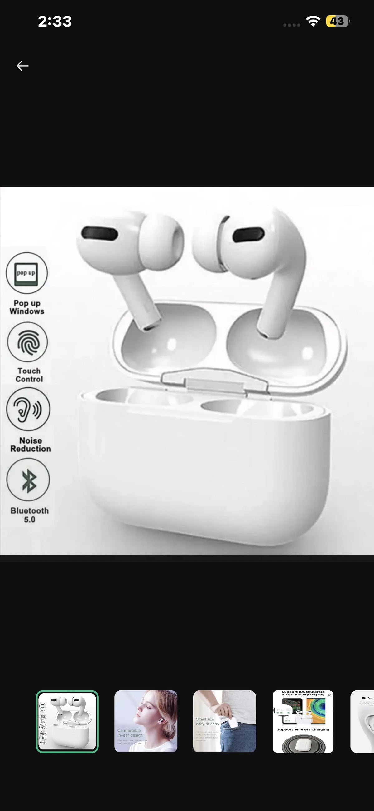Multicolor Long-Lasting Battery With Fast Charge 4 Airpods