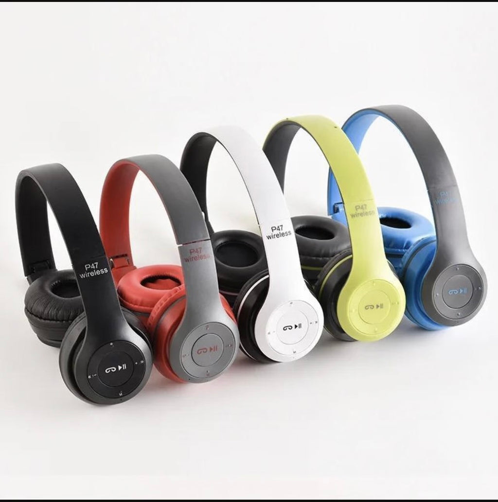 Wireless Stereo Headphones Bluetooth 4.2-5.0 Black White
Green Blue Red