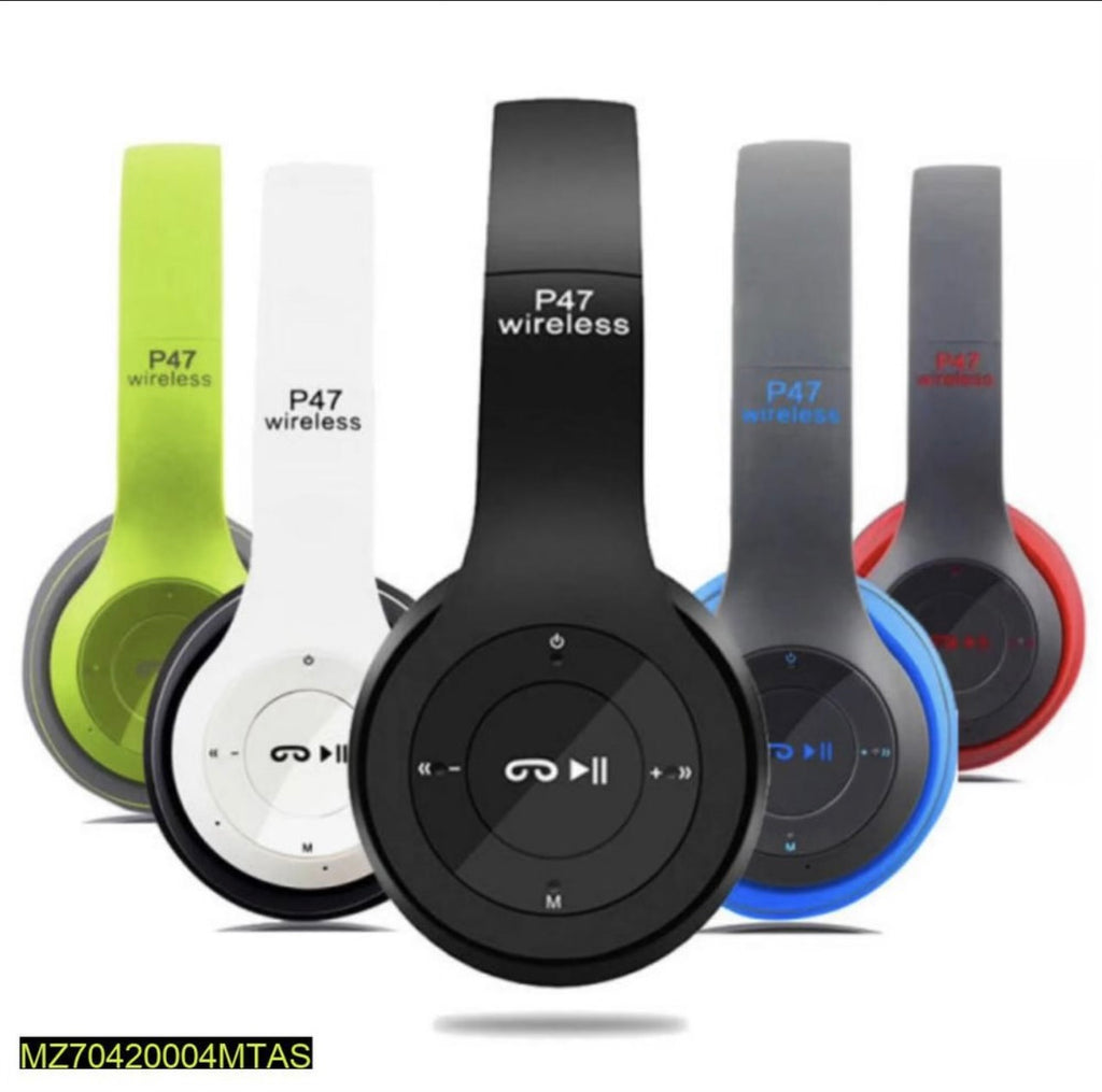 Wireless Stereo Headphones Bluetooth 4.2-5.0 Black White
Green Blue Red