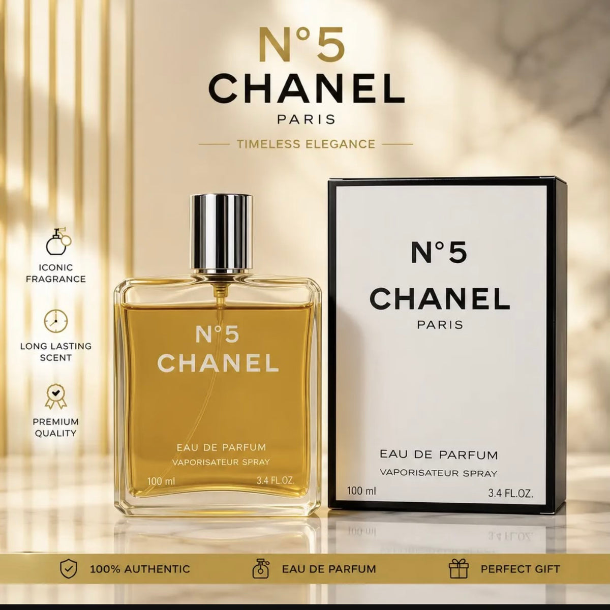 N 5 channel Dubai premium perfume for men's, 100ml