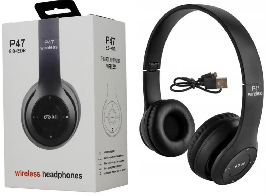 Wireless Stereo Headphones Bluetooth 4.2-5.0 Black White
Green Blue Red