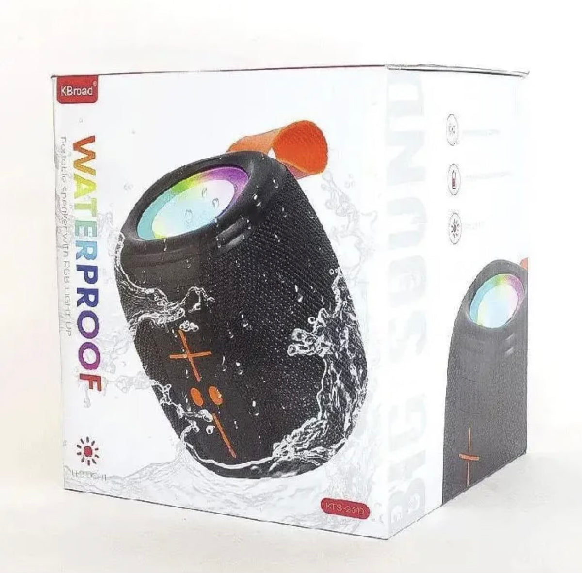 Speaker waterproof and led light
