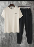 Men's Printed Track Suit Mustard Black Medium to XL