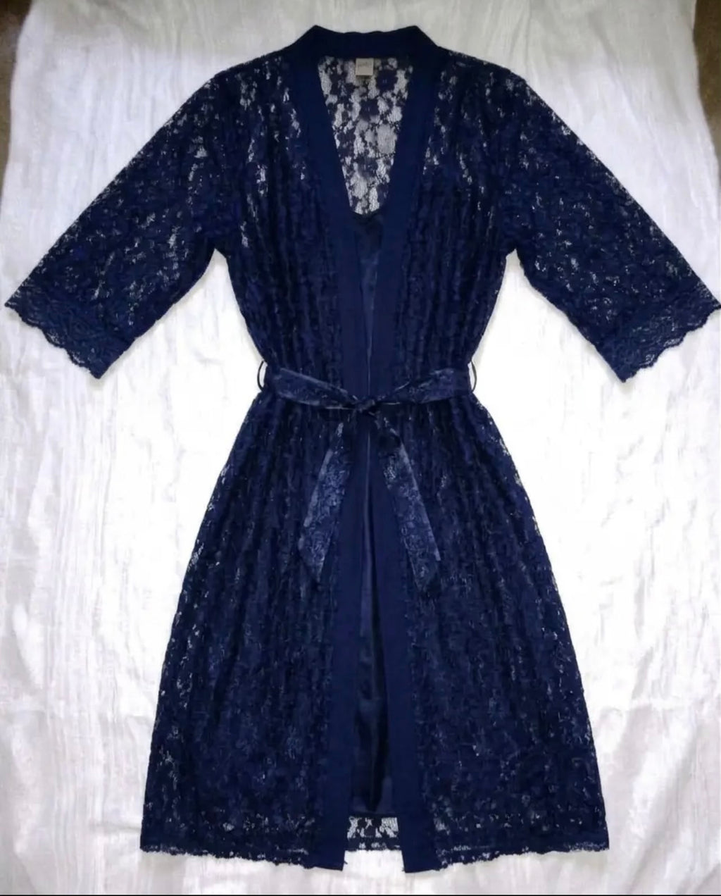 2 Pcs Women's Stitched Cotton Lace-Work Night Gown/ Net
Gown With Panty (Lingerie Set)