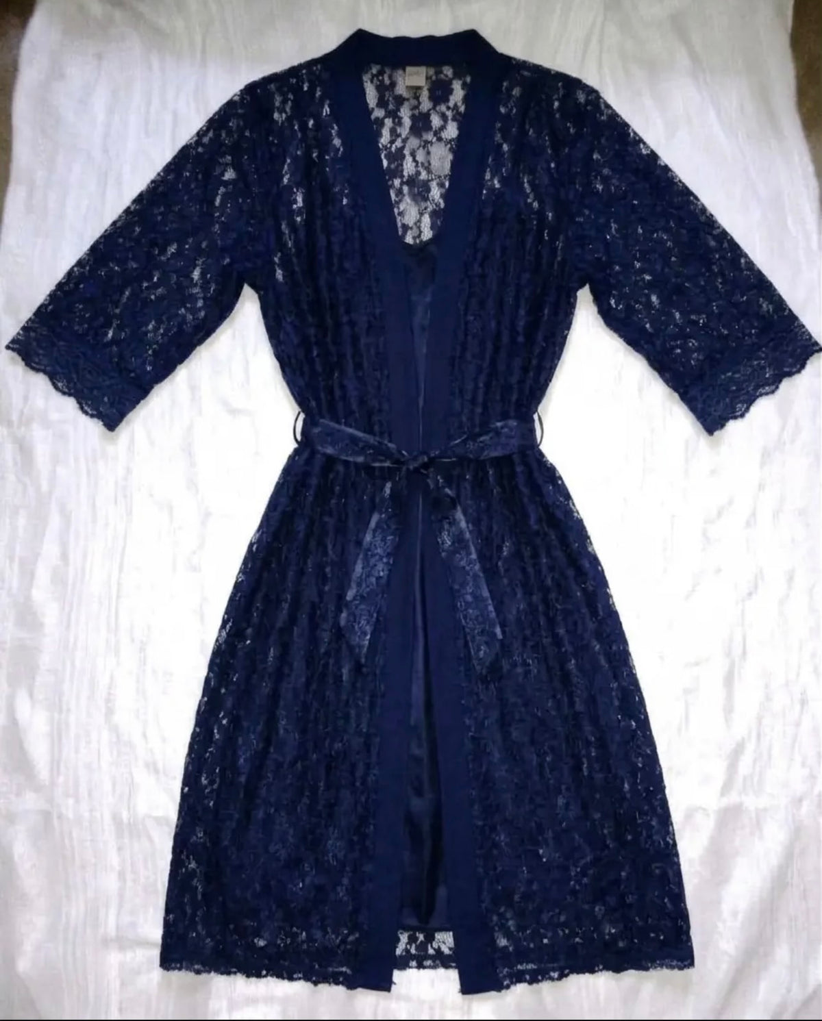 2 Pcs Women's Stitched Cotton Lace-Work Night Gown/ Net
Gown With Panty (Lingerie Set)