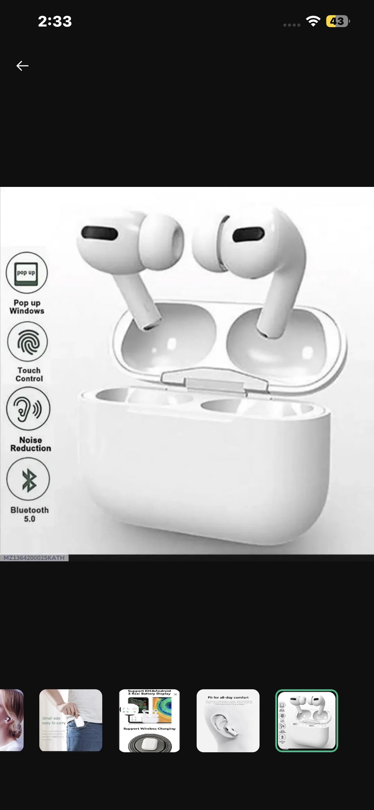 Multicolor Long-Lasting Battery With Fast Charge 4 Airpods