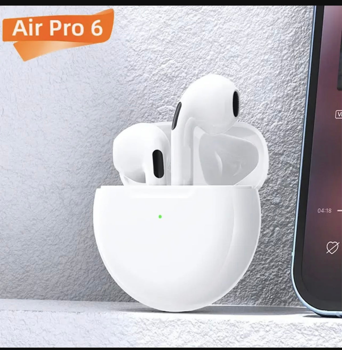 Pro 6 Wireless Earbuds + Charging Case