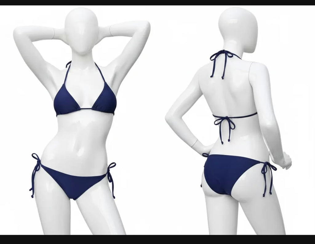 Silk Plain Comfortable And Lightweight Bikini Set / Swin
Wear Bikini For Girls